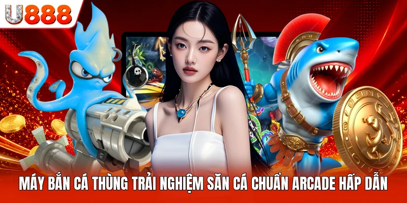 Máy Bắn Cá Thùng Trải Nghiệm Săn Cá Chuẩn Arcade Hấp Dẫn